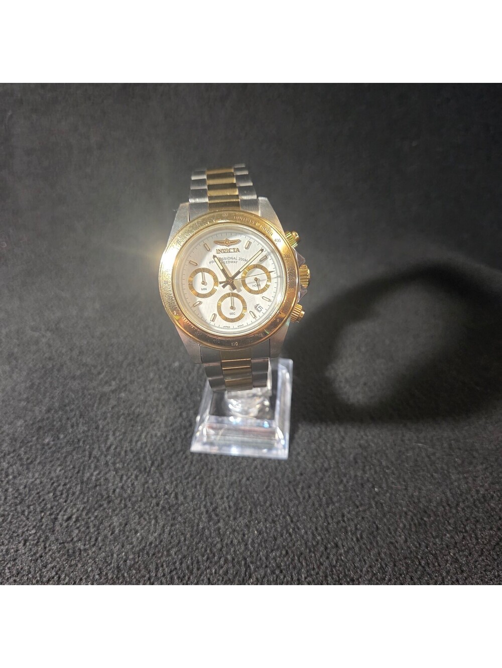 Invicta Professional Speedway Chronograph Two-Tone Men's Watch – Silver/Gold